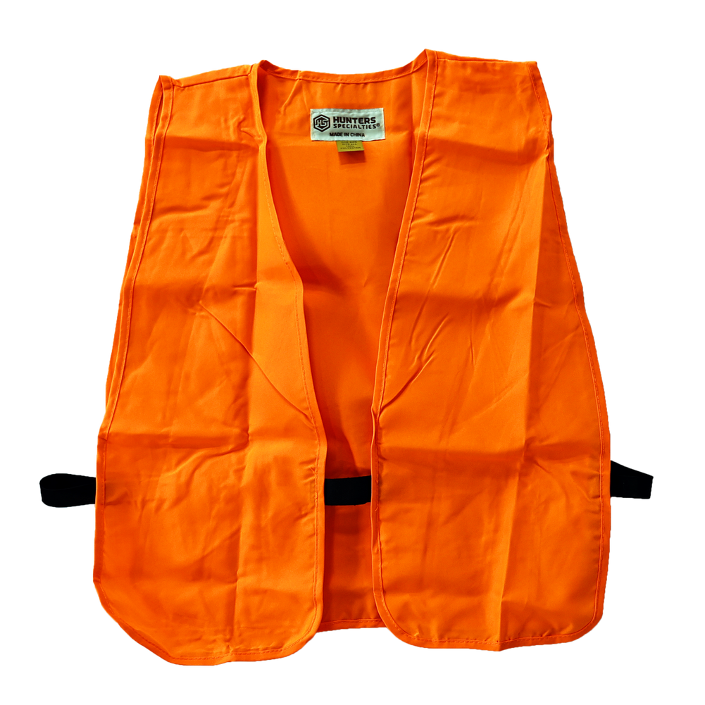 Hunters Specialties Safety Vest, Hs 02000             Super Quiet Orange Sfty Vest