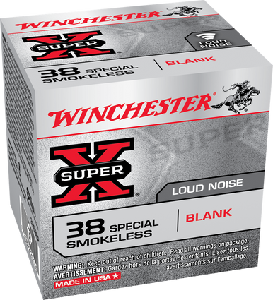 Winchester Ammo Super X, Win 38sblp          38spc  Blank             50/40