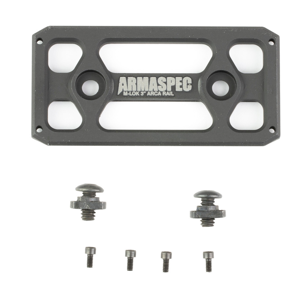 ARMASPEC M-LOK TO ARCA RAIL 3" BLK - ARMASPEC621-3