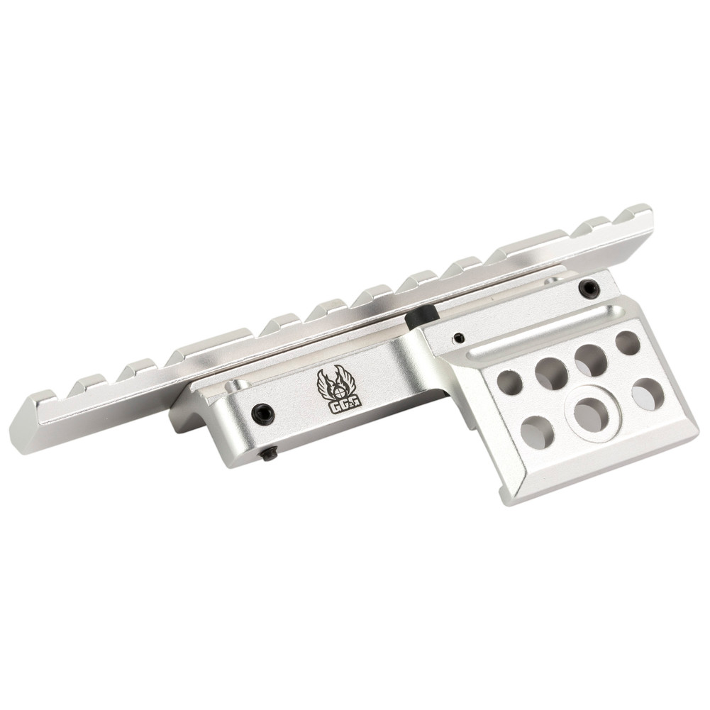 GG&G MINI-14 RUGER SCOPE MOUNT SIL - GGG-1519BD