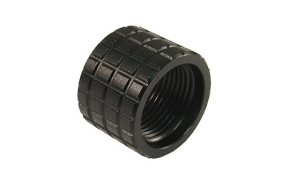 BACKUP THRD PRTCTR 1/2X28 FRAG BLK - BACKFRAG-BLK