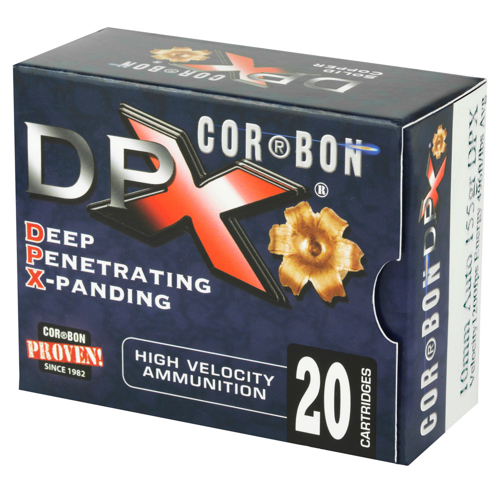 CORBON DPX 10MM 155GR BRNS X 20/500 - CORDPX10155