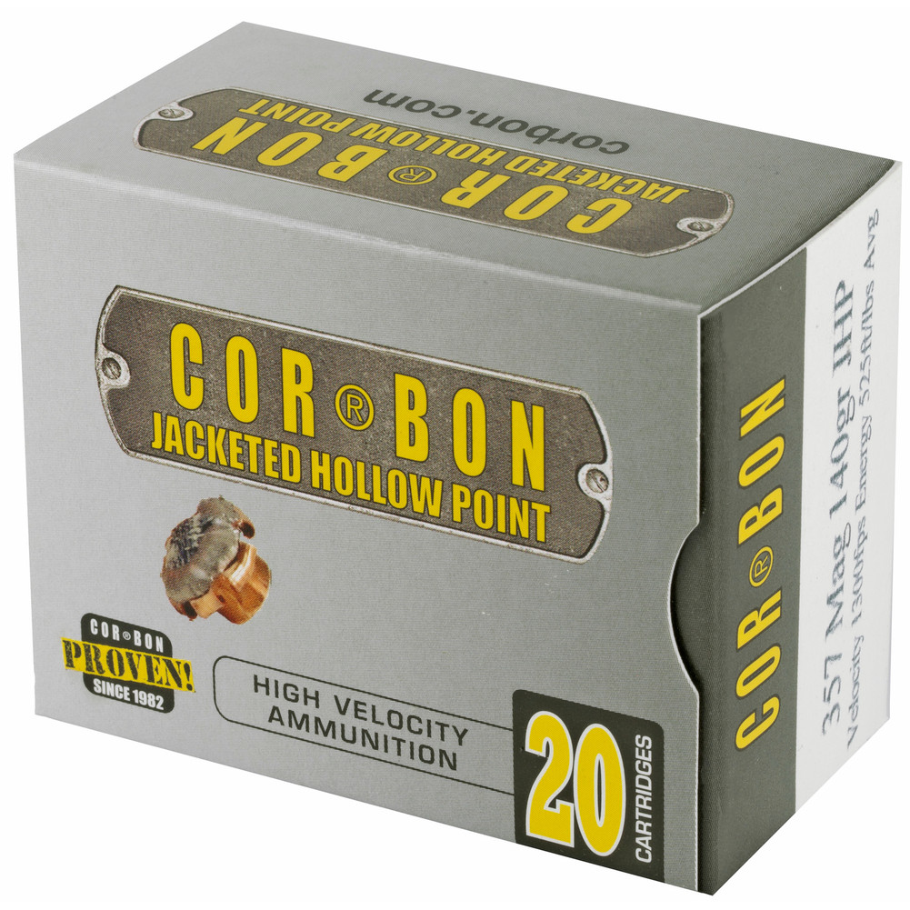 CORBON 357MAG 140GR JHP 20/500 - COR357140