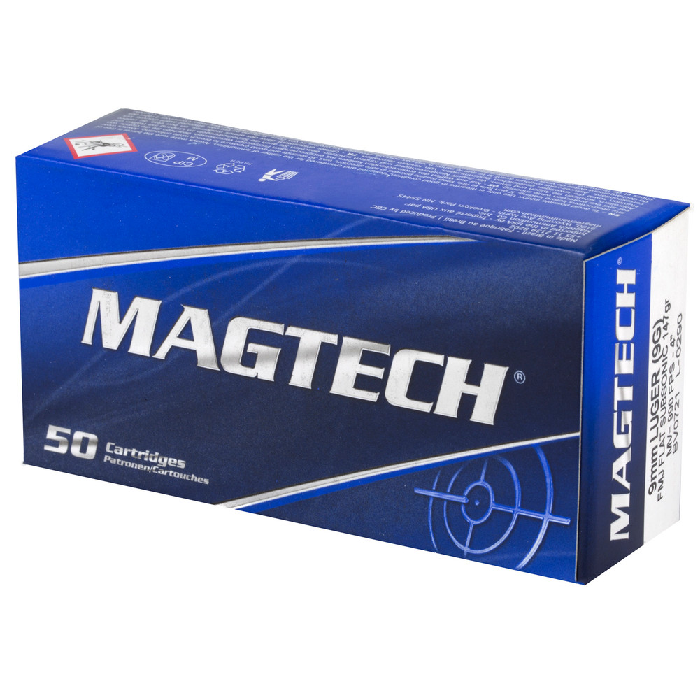 MAGTECH 9MM 147GR FMJ SUB 50/1000 - MT9G