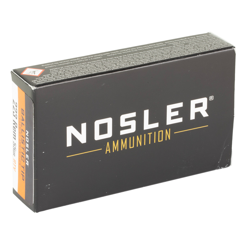NOSLER 223 REM 55GR BT 20/200 - NOS61025