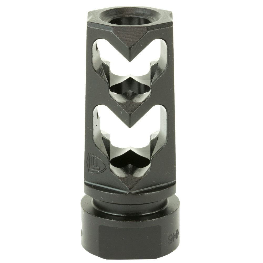 FORTIS MUZZLE BRAKE 9MM 1/2X36 BLK - FORT9MM-MB-BLK-36