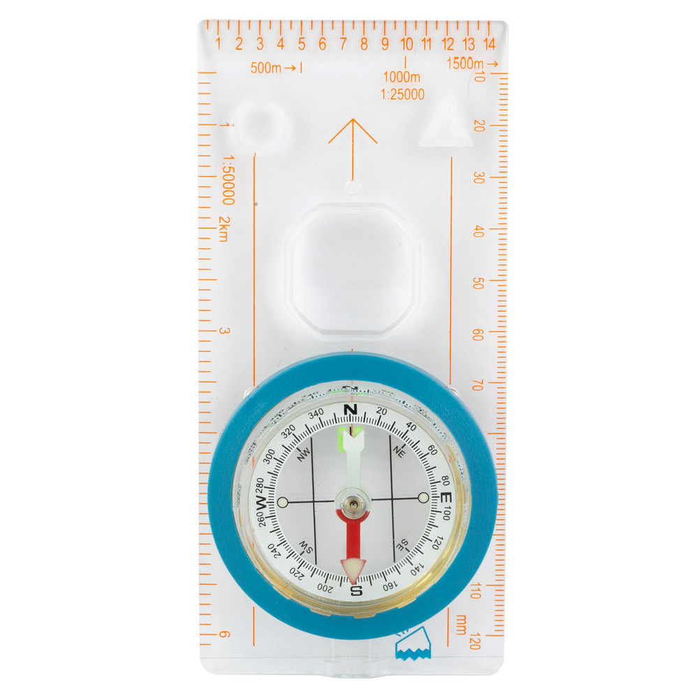 UST DELUXE MAP COMPASS BLUE - UST1156807