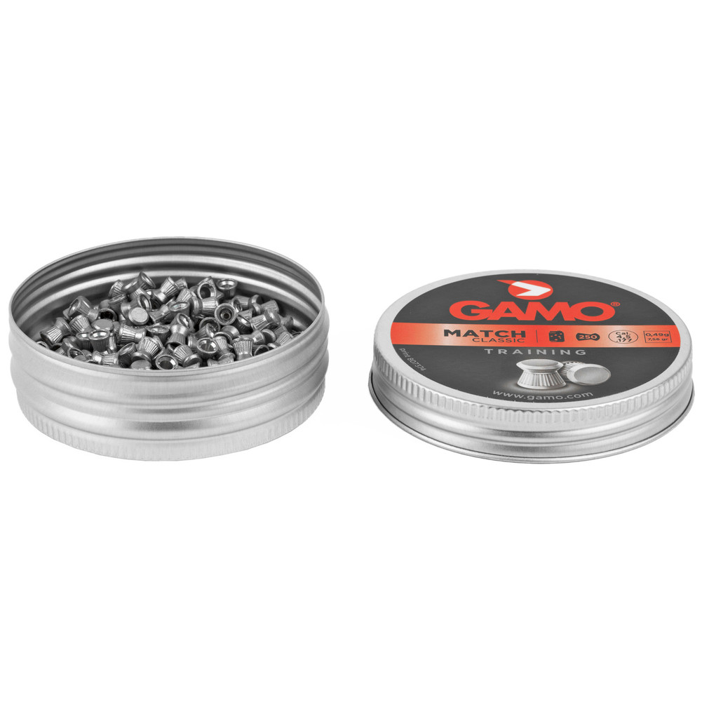 GAMO 250 MATCH PELLTS FLAT NOSE .177 - GAM6320024BT54