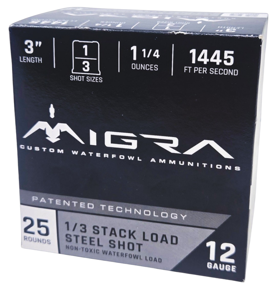 Migra Ammunitions M12SS13 Staxd  12Gauge 3" 1 1/4oz 1/3Shot 25 Per Box/10 Case - 185874