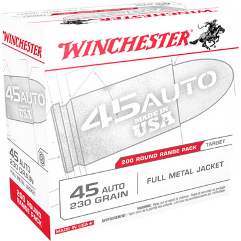 Winchester Ammo Usa, Win Usa45w          45      230 Fmj        200/03
