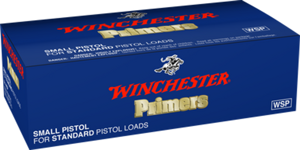 Winchester Ammo WSP Primers #1-1/2 - 108 Small Regular Handgun 1000 Per Box/ 5 Case
