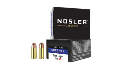 Nosler Defense, Nos 38432 Defense  9mm+p  124 Hp             20/10