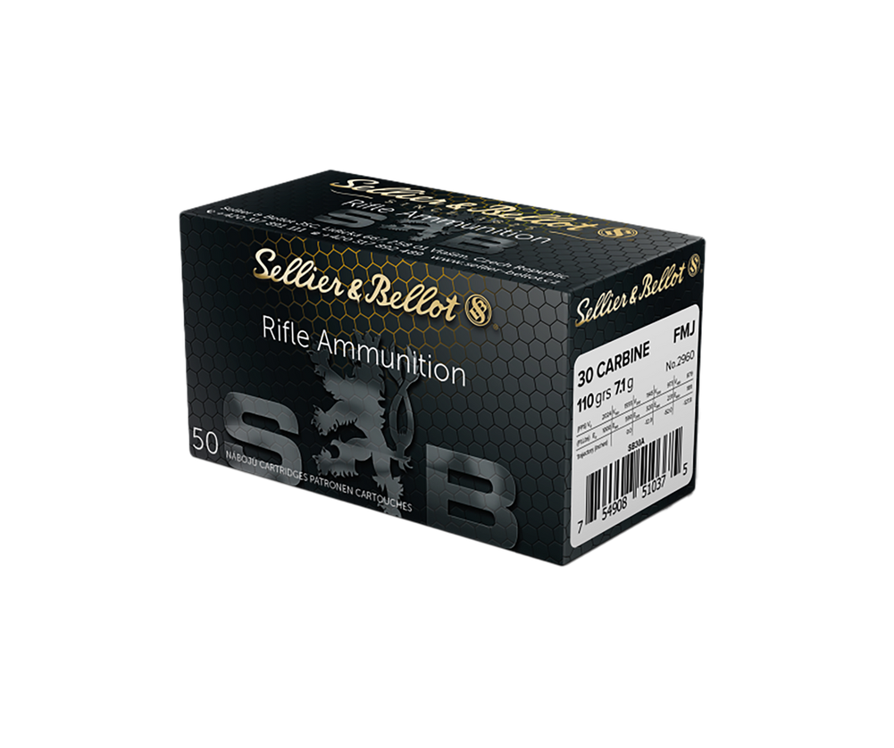 Sellier & Bellot Rifle, S&b Sb30a          30 Car  110 Fmj           50/20