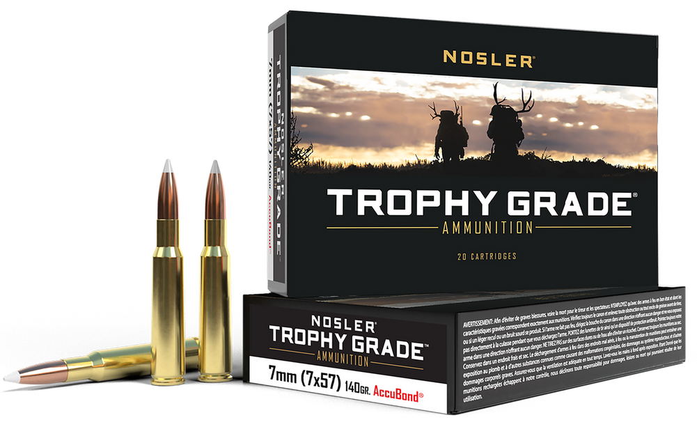 Nosler Trophy Grade, Nos 47118 Trophy 7x57     140 Ab             20/10