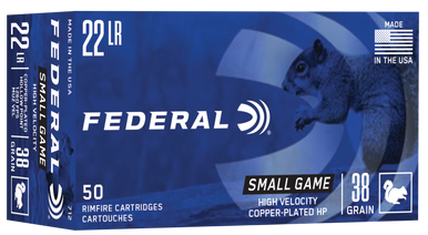 Federal Small Game & Target, Fed 712            22lr     38 Hvhp         50/100
