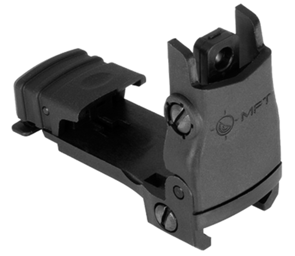 Mission First Tactical Flip Up Rear Sight, Mft Bupswr          Folding Rear Poly Sght Bk