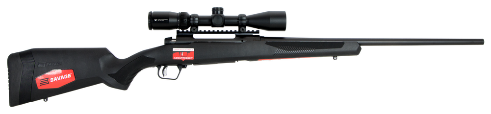 Savage Arms 57324 110 Apex Hunter XP 270 Win 4+1 22", Matte Black Metal, Synthetic Stock, Vortex Crossfire II 3-9x40mm Scope, Left Hand