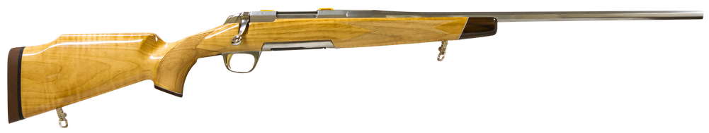 Browning 035332209 X-Bolt White Gold Medallion 22-250 Rem 4+1 22" Stainless Steel Octagon Barrel & Engraved Receiver, Gloss AAA Maple Stock, Rosewood Fore-End & Grip Cap
