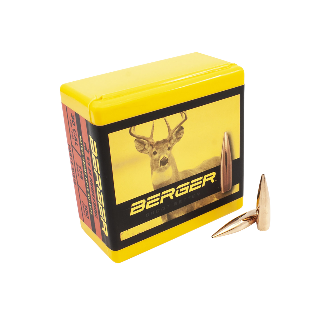 Berger Bullets Vld Hunting, Berg 30512 Bull .308 175g Hunt Vld 100