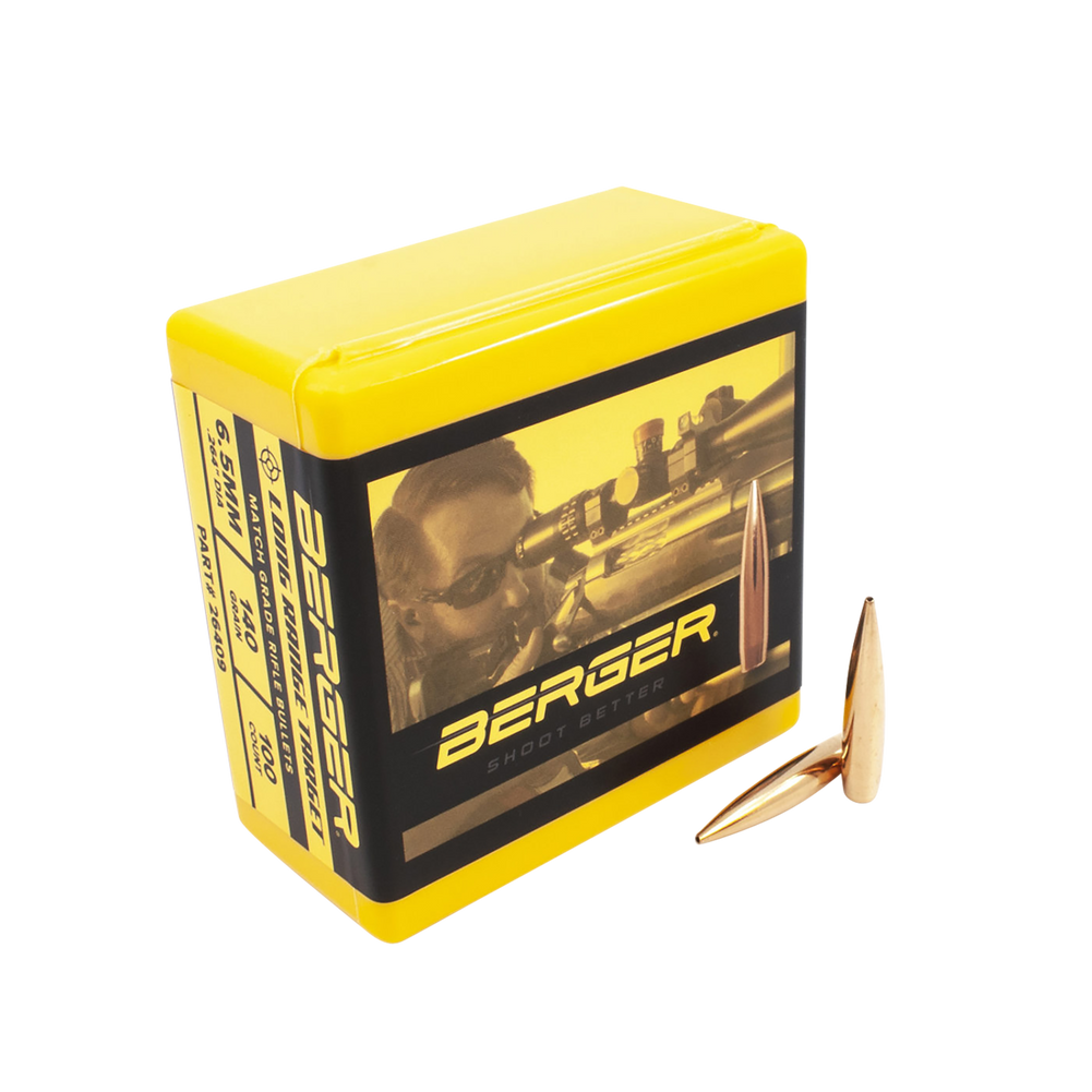 Berger Bullets Target, Berg 26409 Bull .264 140g Trg Btlr 100