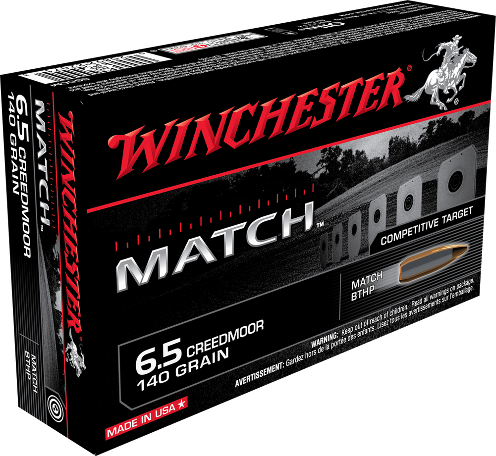 Winchester Ammo Match, Win S65cm           6.5crd  140 Bthp         20/10