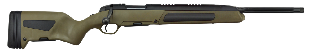 Steyr Arms 263473E Scout  6.5 Creedmoor 5+1 19" Fluted/Threaded, Black Barrel/Rec, OD Green Stock, Integrated Base