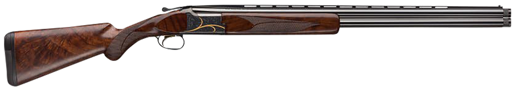 Browning 018117305 Citori Gran Lightning 12 Gauge 3" 2rd 26" Blued Barrels, Engraved Receiver With Gold Accents, American Black Walnut Stock With Lightening Style Grip