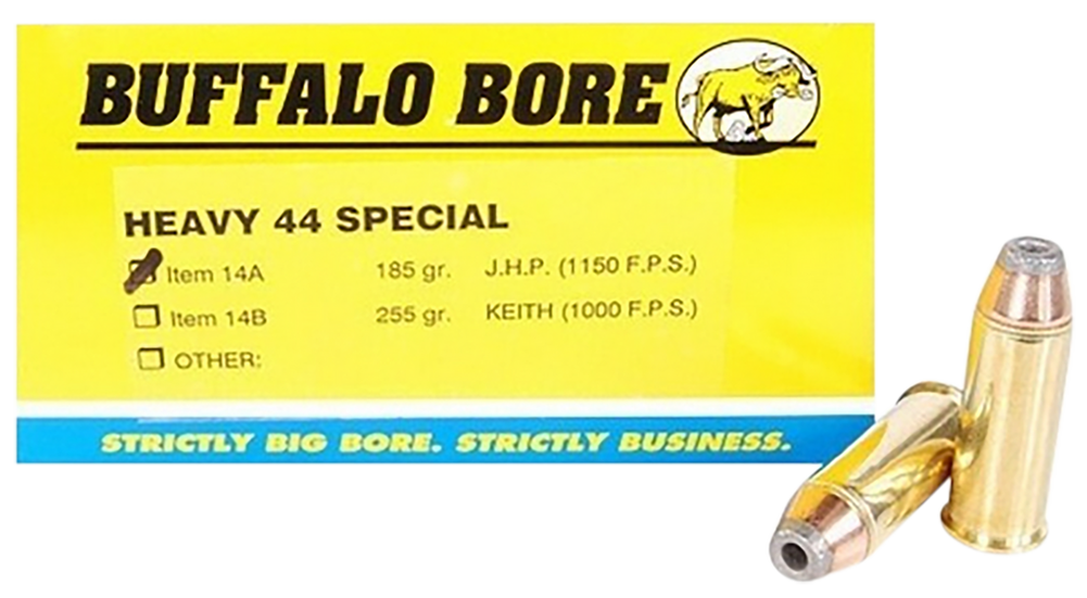 Buffalo Bore Ammunition Heavy, Bba 14a/20 44spc          180 Jhp            20/12