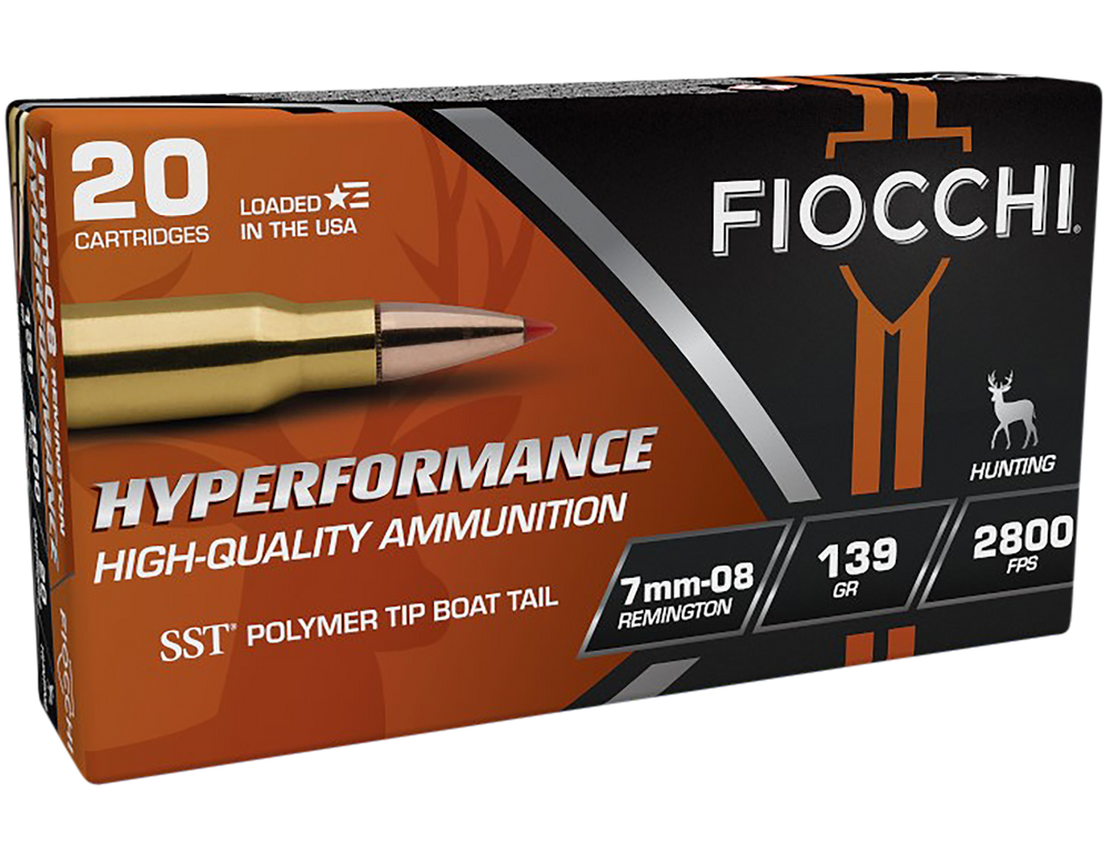 Fiocchi Hyperformance, Fio 7mm08hsa  7mm08      139 Sst             20/10