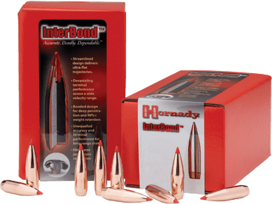 Hornady Interbond, Horn 27309  Bull .277 130 Ib                100/15