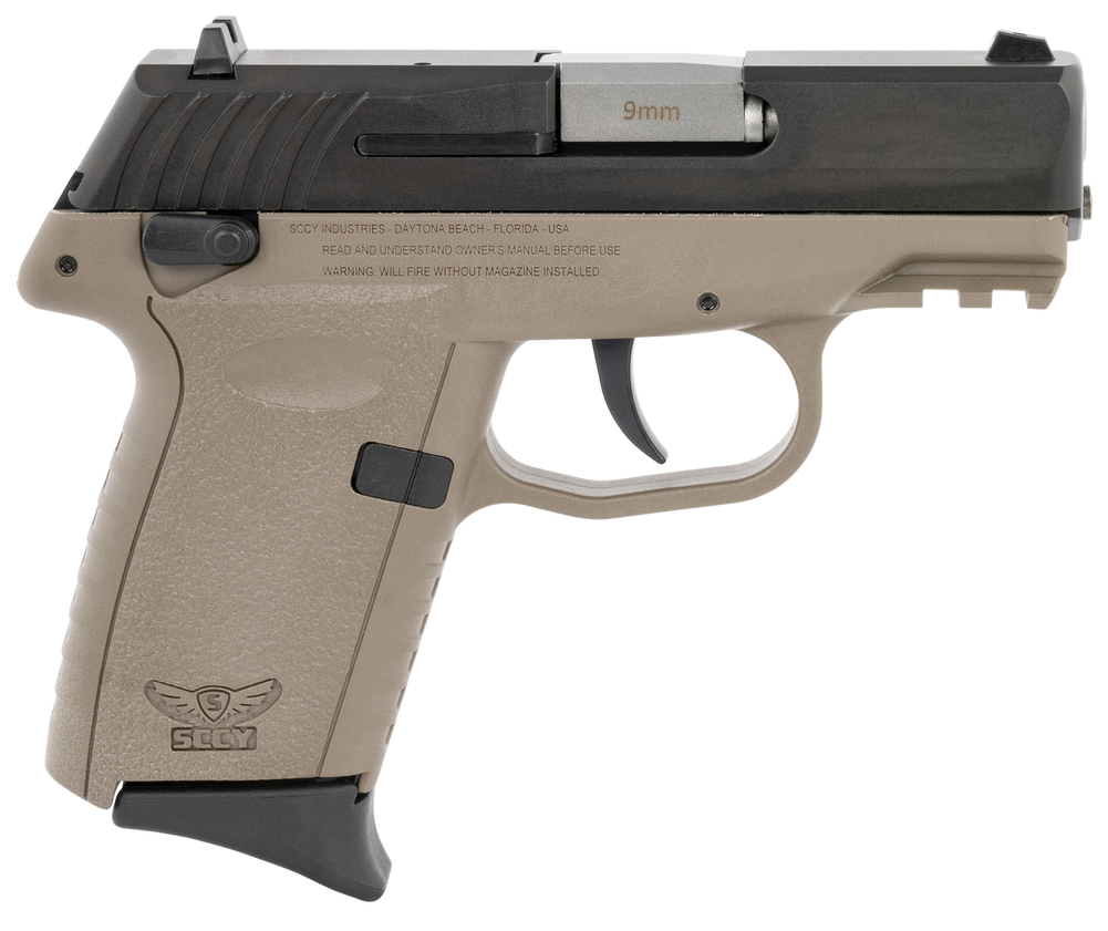 SCCY Industries Cpx-1 G3 9mm Blk/fde Sfty 10+1