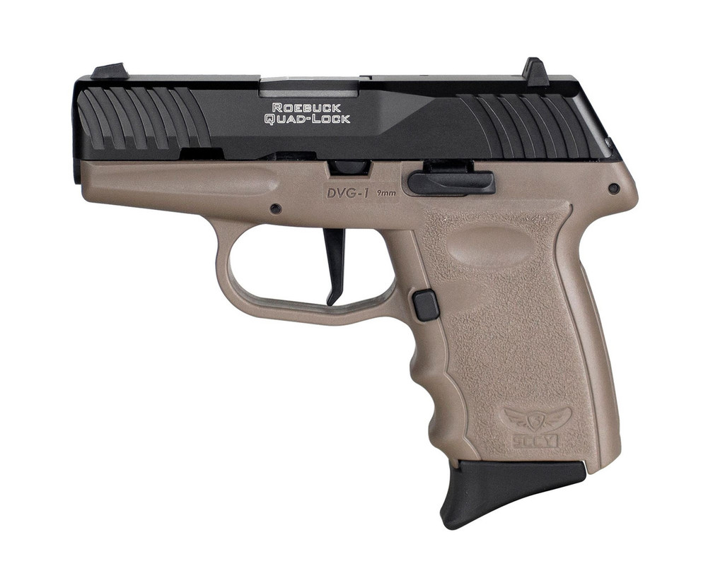 SCCY Industries Dvg-1 9mm Bk/fde 10+1 No Sfty
