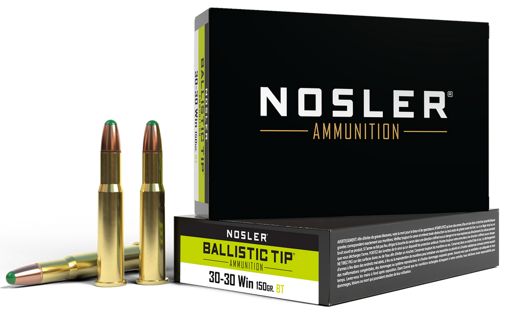 Nosler Ballistic Tip, Nos 40065 Trophy 30-30    150 Rnbt           20/10