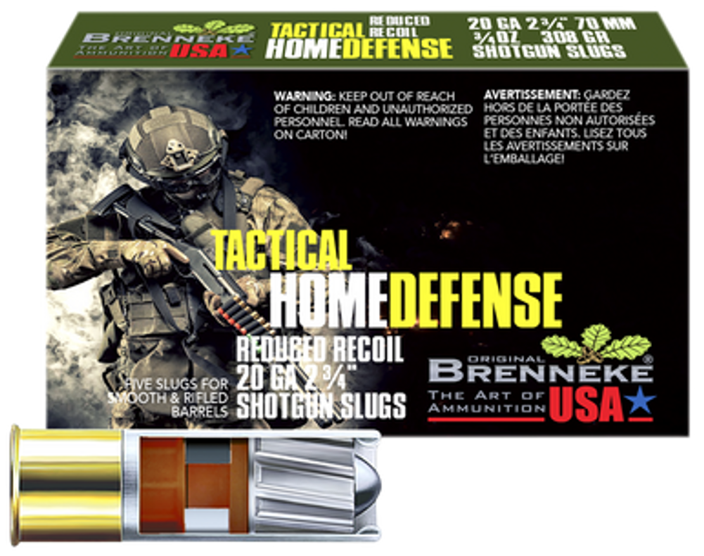 Brenneke Thd, Br Sl202thd   Tacthd        20 2.75 Slug  3/4 5/50