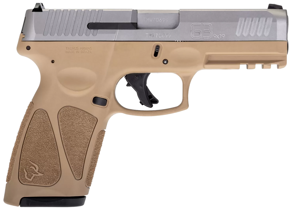 Taurus G3 9mm Tan/ss 4" 15+1