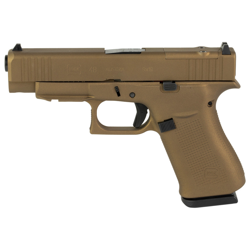 Glock 48 9mm 10rd Mos Fs Burnt Brnz