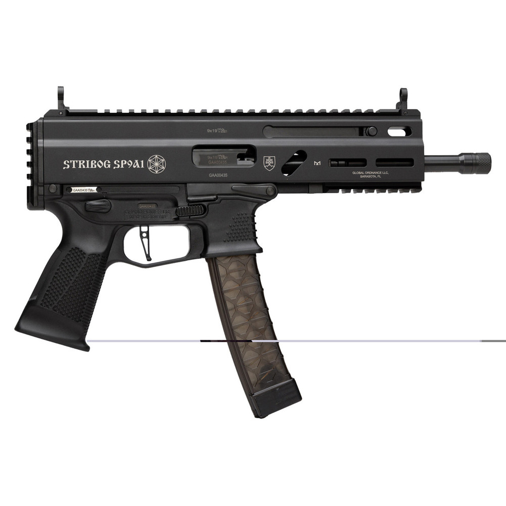 Gpwr Stribog Sp9a1 9mm 8" 30rd Blk