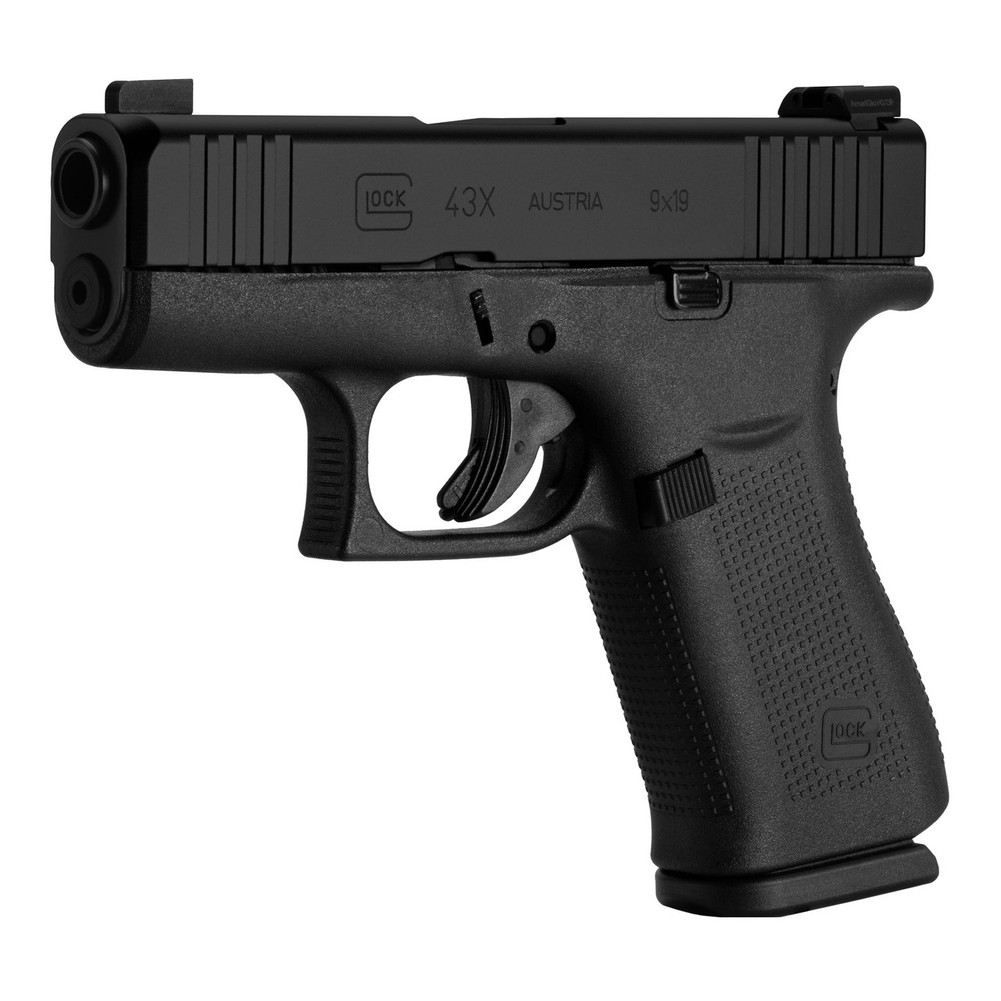 Glock 43x 9mm Blk 10rd Mos 2 Mags
