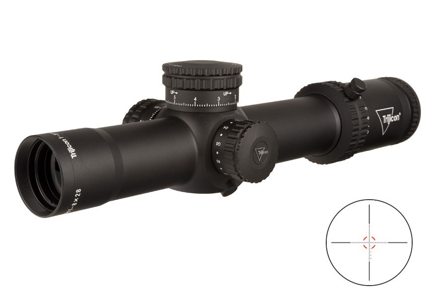 Trijicon Credo 1-8x28 Blk 34mm Mrad Ffp