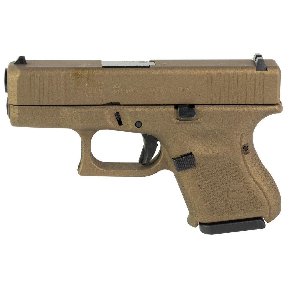 Glock 26 Gen5 9mm 10rd Burnt Bronze