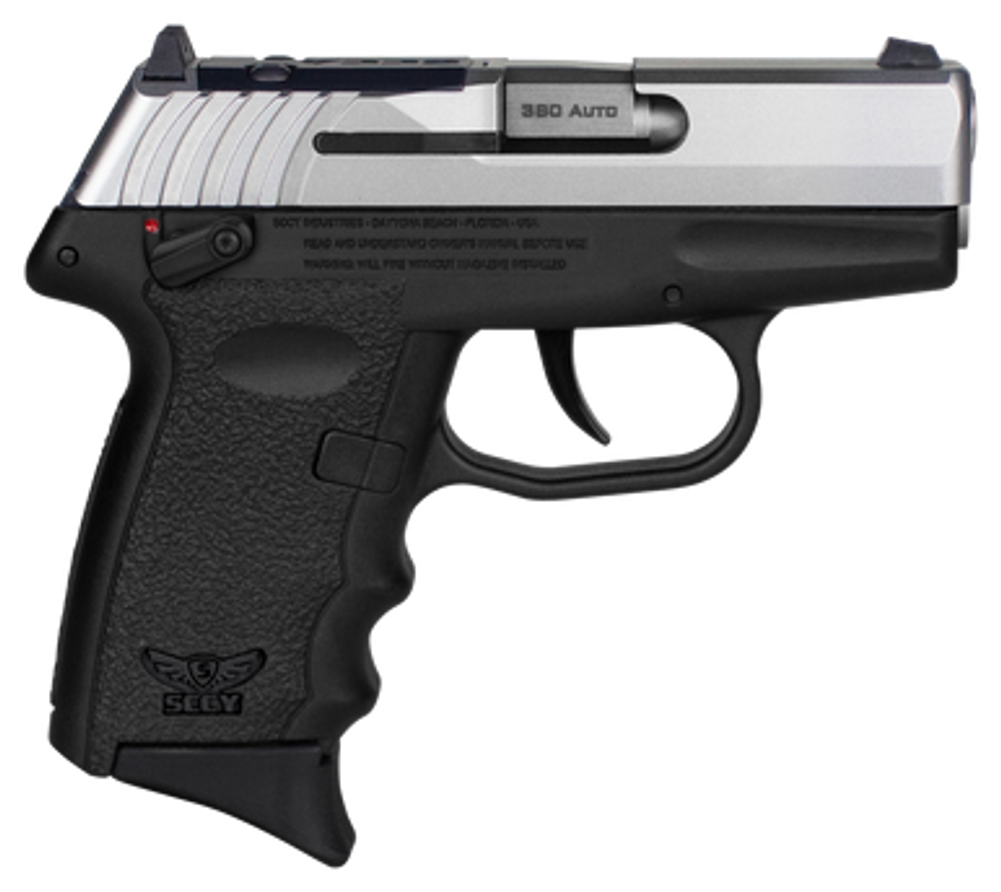 SCCY Industries CPX4TTBKRDRG3 CPX-4 RD 380 ACP 10+1 2.96" Black Polymer/Serrated Stainless Steel Slide/Finger Grooved Black Polymer Grip