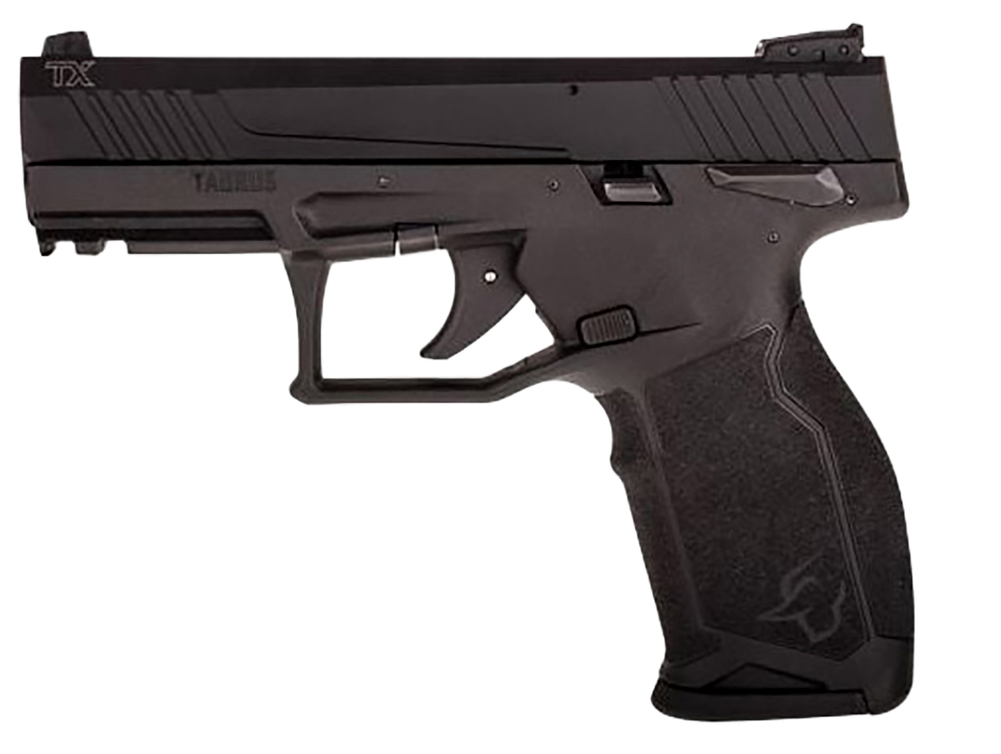 Taurus 1TX22341-16 TX22  Full Size 22 LR 16+1 4.16" Black Steel Barrel, Black Hard Coat Anodized Serrated Slide, Black Polymer Frame w/Picatinny Rail