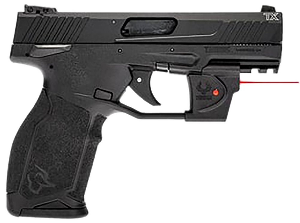 Taurus 1TX22131VL10 TX22C w/Optic Compact Frame 22 LR 10+1 SAO 3.60" Matte Black Steel Threaded Barrel, Black Anodized Optic Ready/Serrated Slide, Black Polymer Frame w/Picatinny Rail, Viridian Laser