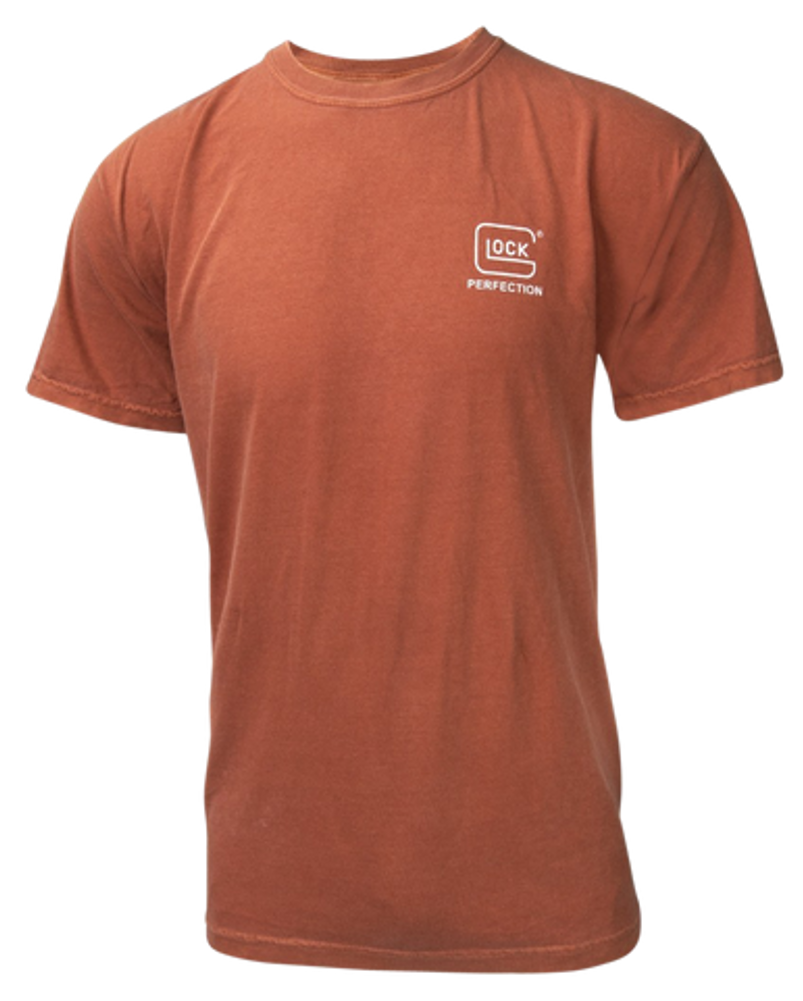Glock Carry With Confidence, Glock Aa75112  Carry Confidence Shirt Rust      Sm
