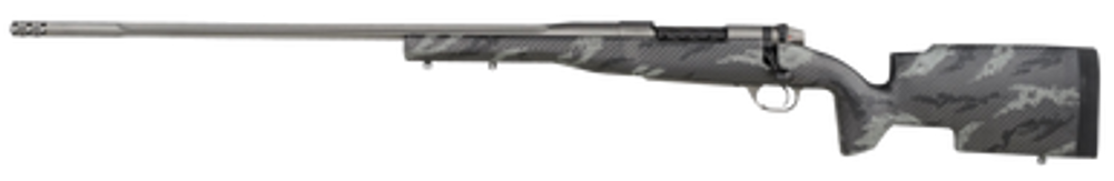 Weatherby MAP01N653WL6B Mark V Accumark Pro 6.5-300 Wthby Mag 3+1 26" Barrel, Tungsten Gray Cerakote Metal Finish, Black with Gray Sponge Pattern Accents Synthetic Stock Left Hand