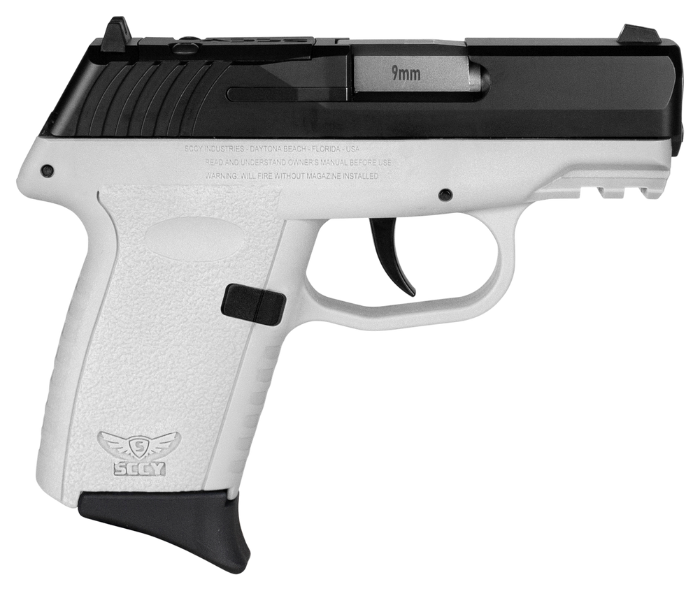 SCCY Industries CPX2CBWTRDRG3 CPX-2 Gen3 RD 9mm Luger 10+1 3.10" White Polymer w/Picatinny Rail Serrated Black Nitride SS Slide White Polymer Grip