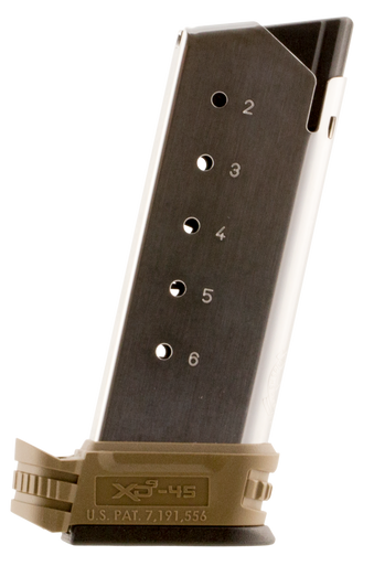 Springfield Armory Backstrap Sleeve, Spg Xds5002fde   Mag Slv Bkst 2 45 3.3  Fde