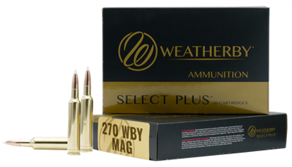Weatherby Select Plus, Wthby B270130ttsx  270 Wby 130 Ttsx          20/10