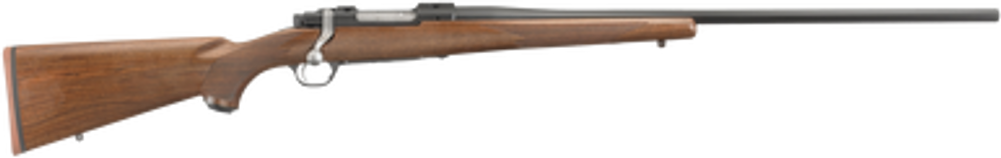 Ruger 37121 Hawkeye  Sports South Exclusive Full Size 270 Win 4+1 22" Satin Blued Steel Barrel, Integral Scope Base Steel Receiver, Fixed American Walnut Stock