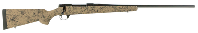 Howa HHS62602 M1500 HS Precision 270 Win 5+1 22" Barrel, Black Steel Receiver, Tan w/Black Webbing HS Precision Synthetic Stock